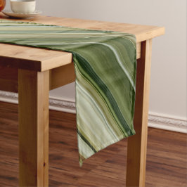 Caminho De Mesa Pequeno Xadrez Creme, Bege e Verde Oliva da Primavera