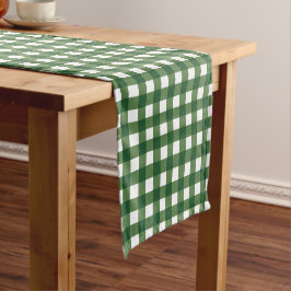 Caminho De Mesa Pequeno Xadrez de Monograma Gingham