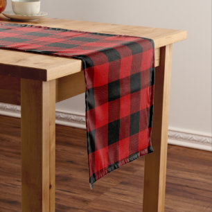 Caminho De Mesa Pequeno Xadrez Red Lumberjack Buffalo