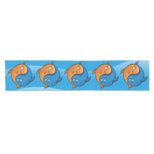 Caminho De Mesa Pequeno Yin Yang Fish Cartoon