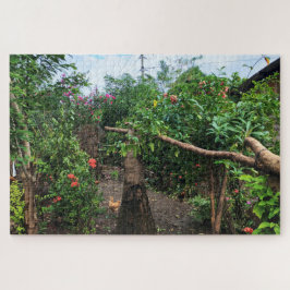 Caminho do Jardim na Borda da Casa Quebra-Cabeça