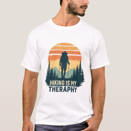 Caminho É Minha Camisa De Terapia - Vintage Sunset