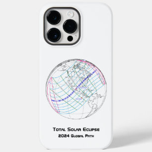 Caminho Global do Eclipse Solar 2024
