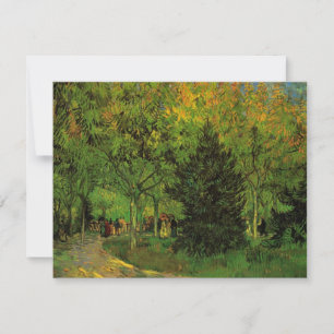 Caminho no Jardim Público, Arles por Vincent van G