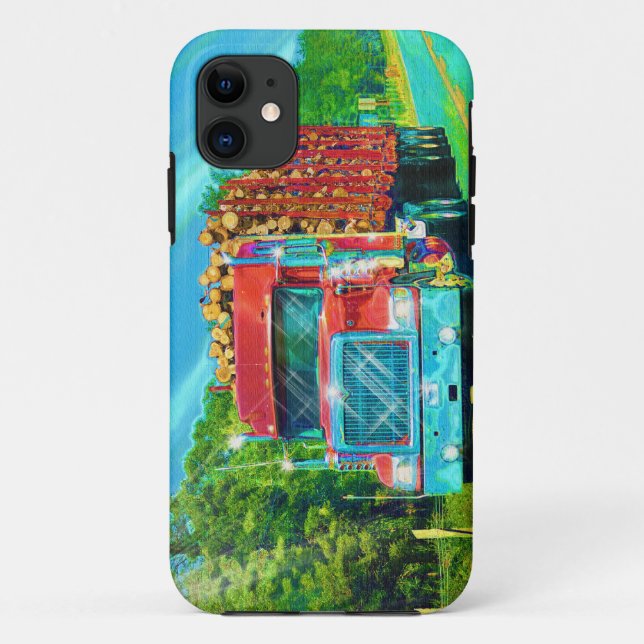 Caminhoneiros Grande Capa de telefone de Caminhão  (Verso)