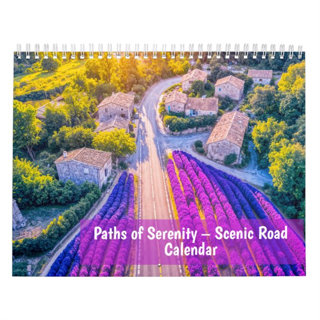 Caminhos de Serenidade – Calendário de Estrada Pan (Capa)
