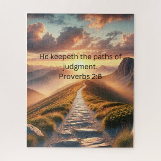 Caminhos do Quebra-cabeça inspirador de julgamento