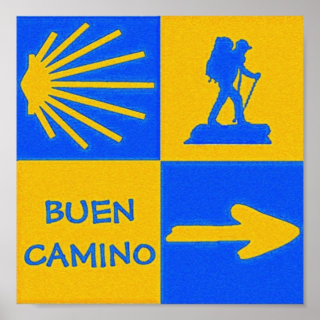 Camino de Santiago Poster (Frente)
