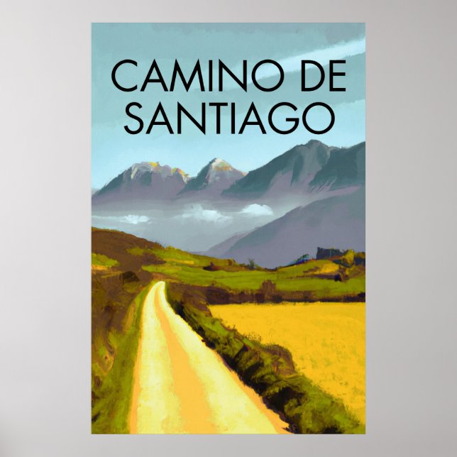 Camino de Santiago Poster (Frente)