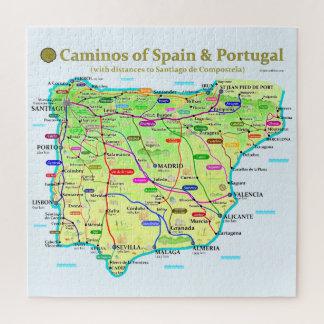 Camino Map Quebra-cabeça de Jigsaw