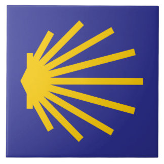 Camino Shell Azulejo Marker, Camino de Santiago