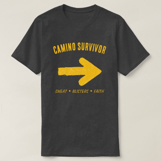 Camino Survivor T-Shirt - Buen Camino Gift (Frente do Design)
