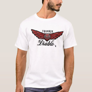 CAMIONISTA Diablo - CAMISA de T - personalizado