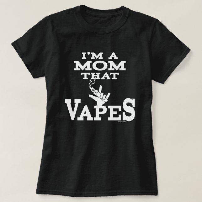 Camisa Ω VAPE | Mãe que Vapes | VapeGoat™ (Frente do Design)