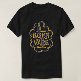 Camisa Ω VAPE | Nascer para Vape Dourada Blue Vape