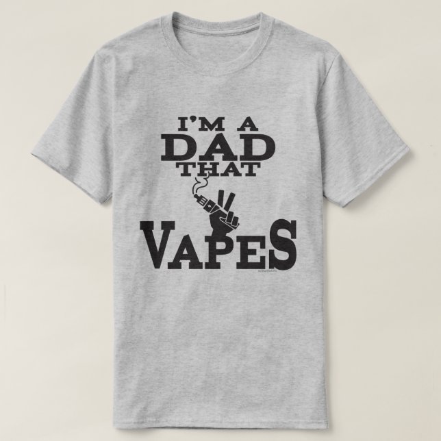 Camisa Ω VAPE | Pai que Vapes | VapeGoat™ (Frente do Design)