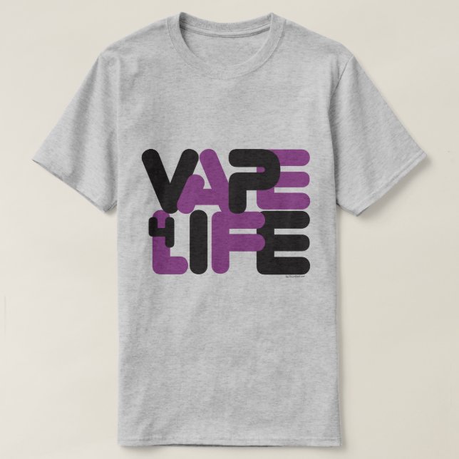 Camisa Ω VAPE | Vape 4 Life | VapeGoat™ (Frente do Design)