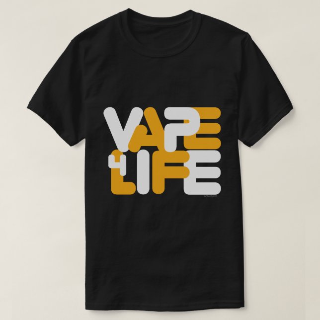 Camisa Ω VAPE | Vape 4 Life | VapeGoat™ (Frente do Design)