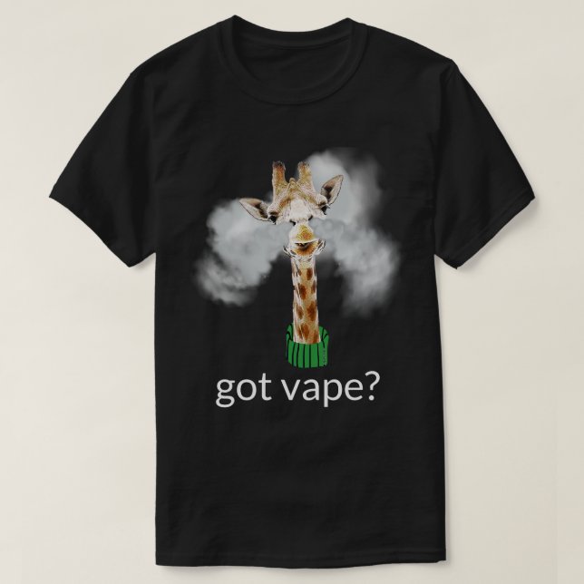 Camisa Ω VAPE | Vape Giraffe DK VapeGoat™ (Frente do Design)
