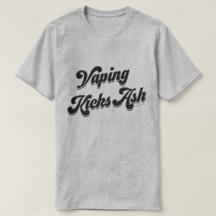 Camisa Ω VAPE   Vaping Kicks Ash VapeGoat™