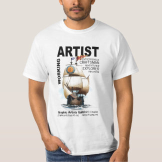 Camisa 11a da guilda dos artistas gráficos de NY