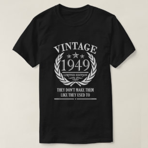 Camisa 1949 engraçada da festa de aniversário do
