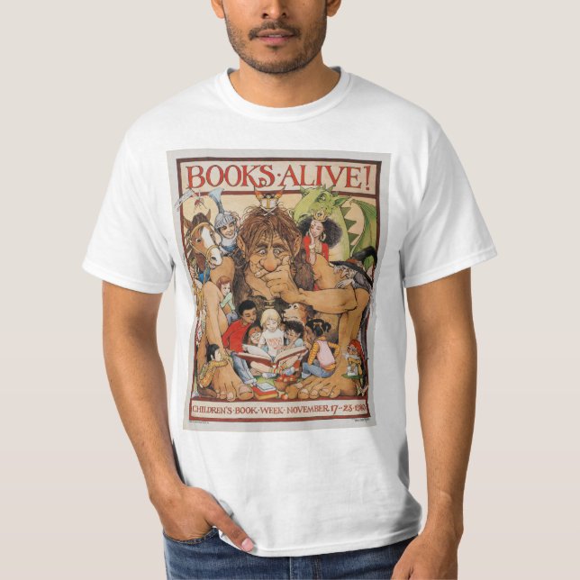 Camisa 1980 da semana de livro de crianças (Frente)