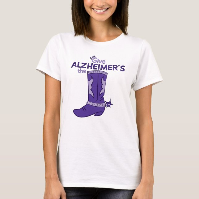 Camisa #1 da bota de Alzheimers (Frente)