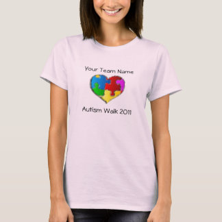 Camisa 2011 da caminhada do autismo