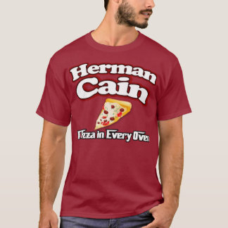 Camisa 2012 da pizza de Herman Cain