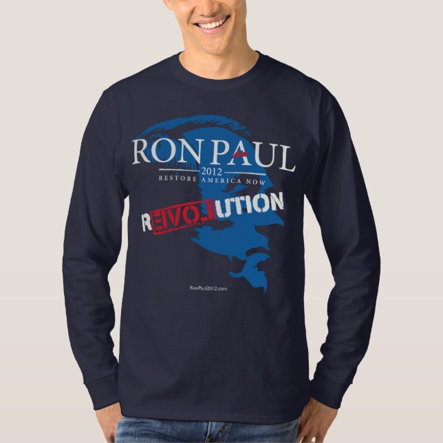 Camisa 2012 da revolução de Ron Paul (Frente)