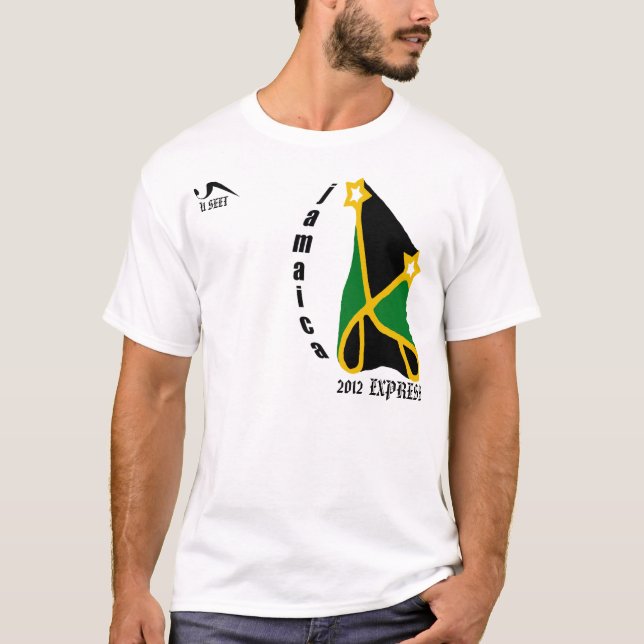 Camisa 2012 expressa de Jamaica T (Frente)