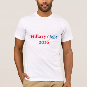 Camisa 2016 de Hillary/Jeb
