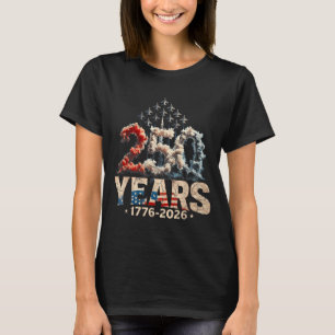 Camisa 250 Aniversário EUA Patriótica 4 de Julho