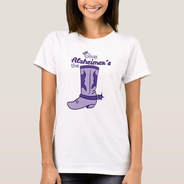 Camisa #2 da bota de Alzheimers (Frente)