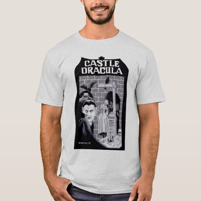 Camisa 2 do tributo de Dracula do castelo (Frente)
