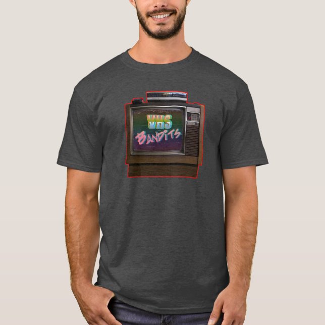 Camisa #3 do Podcast dos bandidos de VHS (Frente)