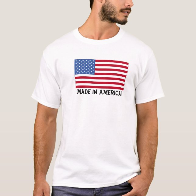 Camisa 4 de Julho Feita na América (Frente)