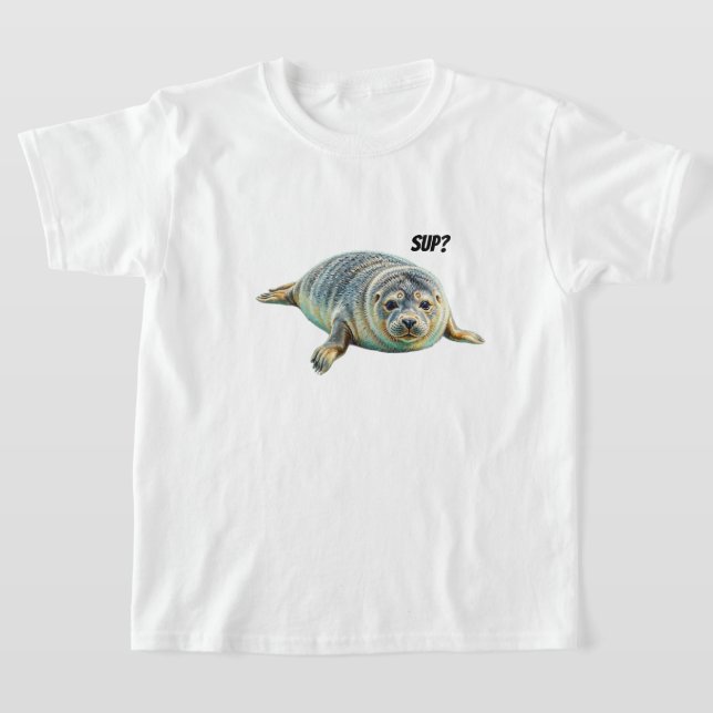 Camisa Adorável da Foca (Postura )