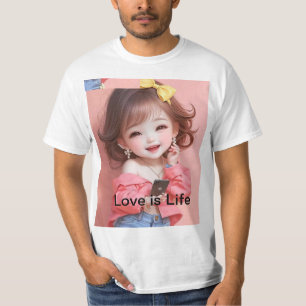 Camisa Adorável De Bebê - Algodão Suave, Design De