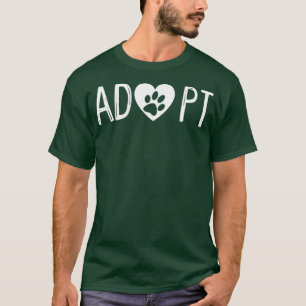 Camisa Adotar Cachorro ou Gato de Proteção para An