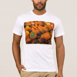 Camisa Adult Autumn Candy Corn Bella Canvas