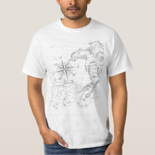 Camisa adulta da coloração da ilha tropical