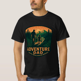 Camisa Adventure Dad – Caminhada ao ar livre vinta