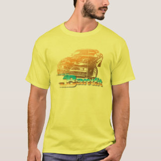 Camisa afligida Am do transporte do bandido