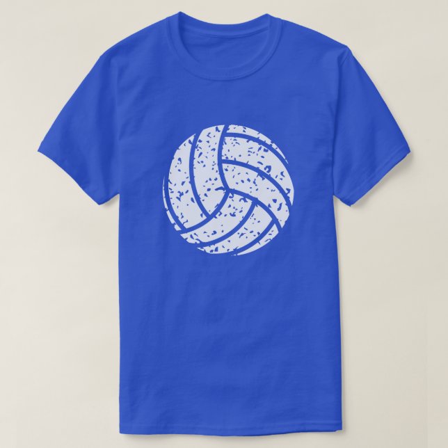 Camisa afligida do voleibol (Frente do Design)