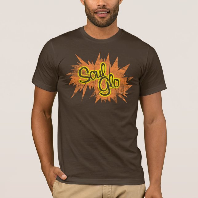 Camisa afligida explosão de Glo da alma (Frente)