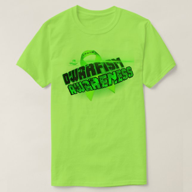 Camisa afortunada da consciência 2017 do nanismo (Frente do Design)