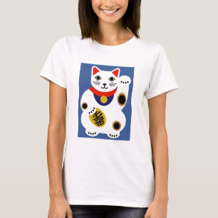 Camisa afortunada do gato (mulheres)