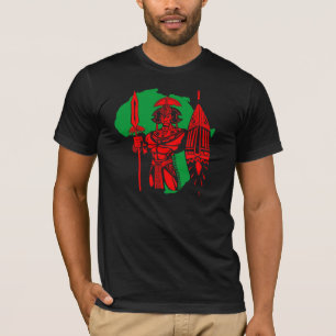 CAMISA AFRICANA DO RGB T DO GUERREIRO